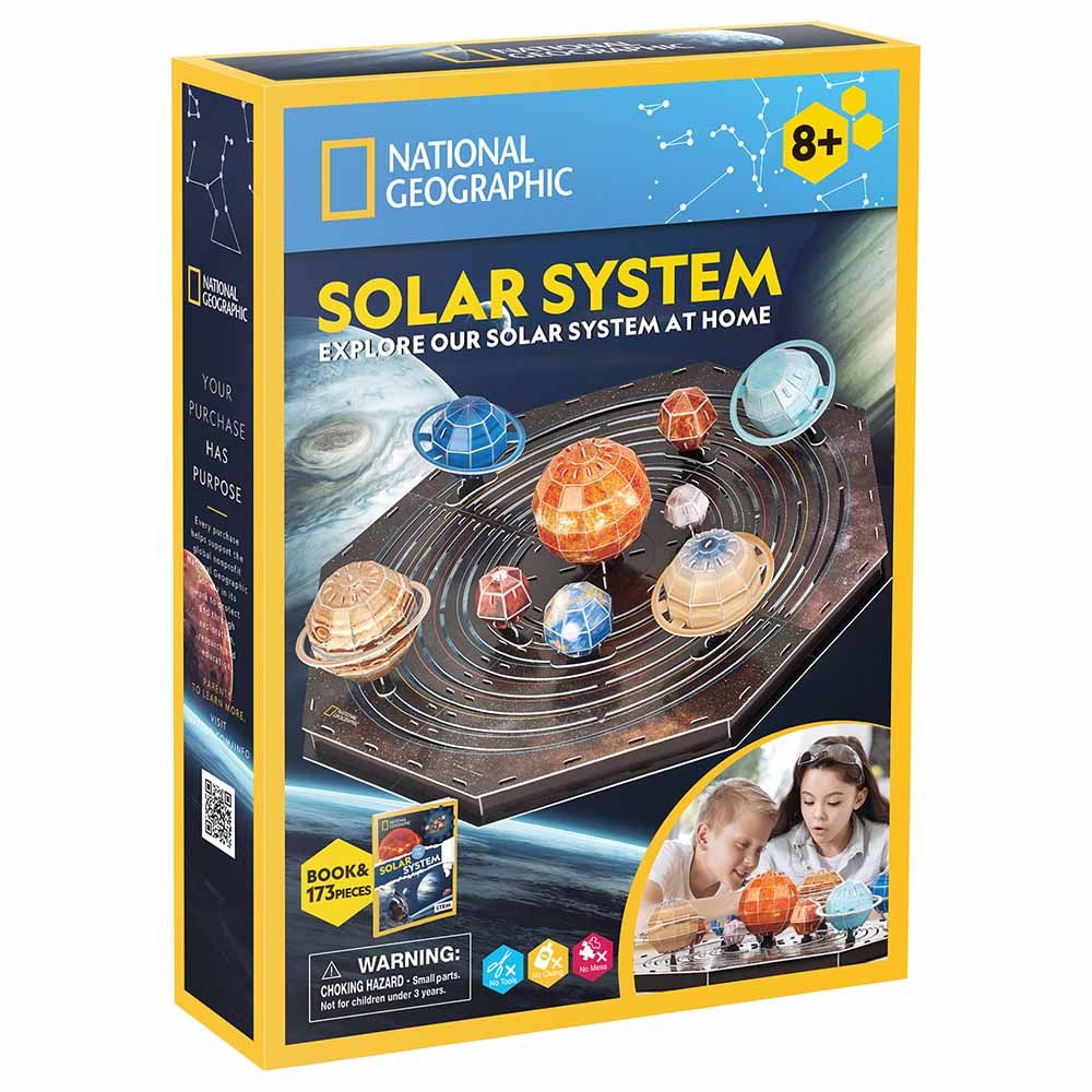 Cubicfun - National Geographic 3D Puzzle Solar System - 173pcs