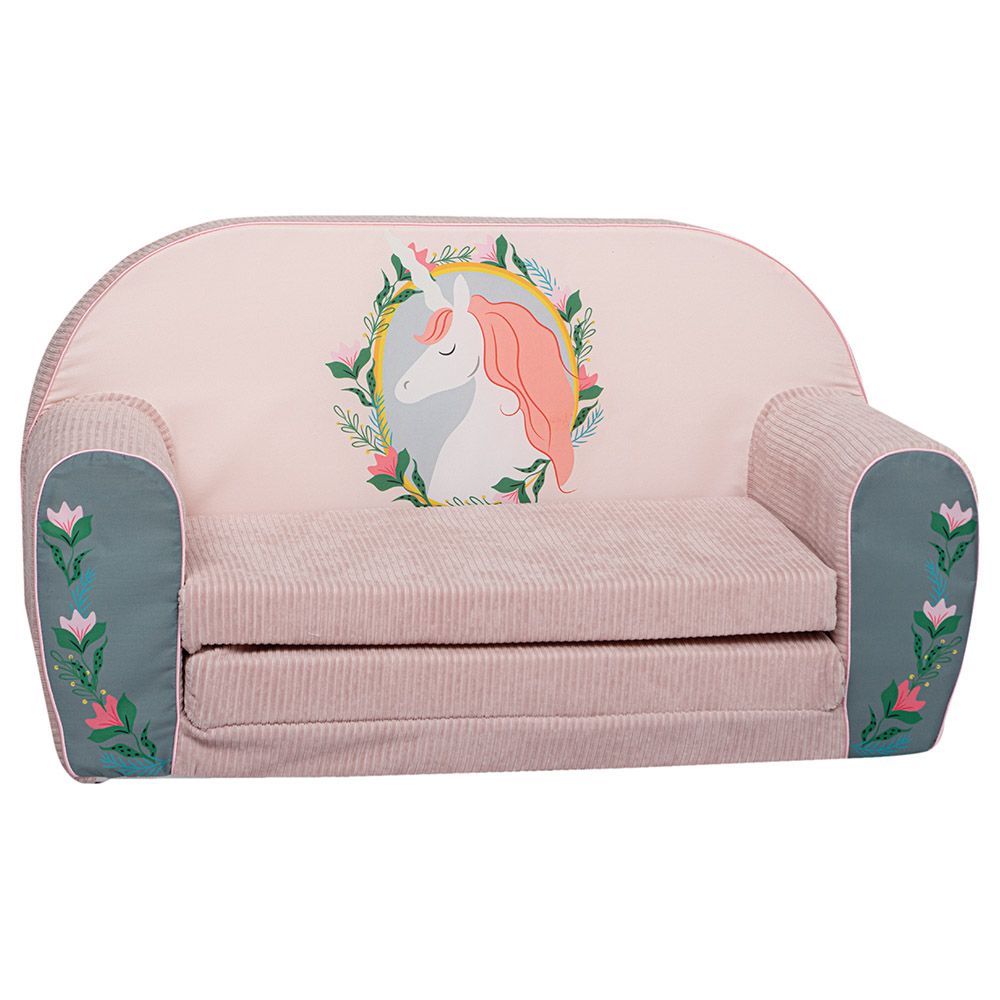 Delsit - Double Sofa Unicorn Beauty - Pink