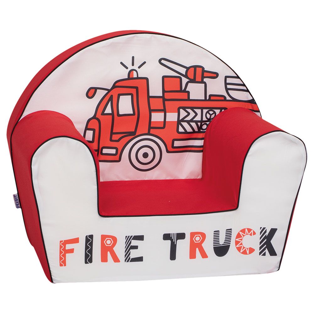 Delsit - Arm Chair Fire On Truck - Red/White