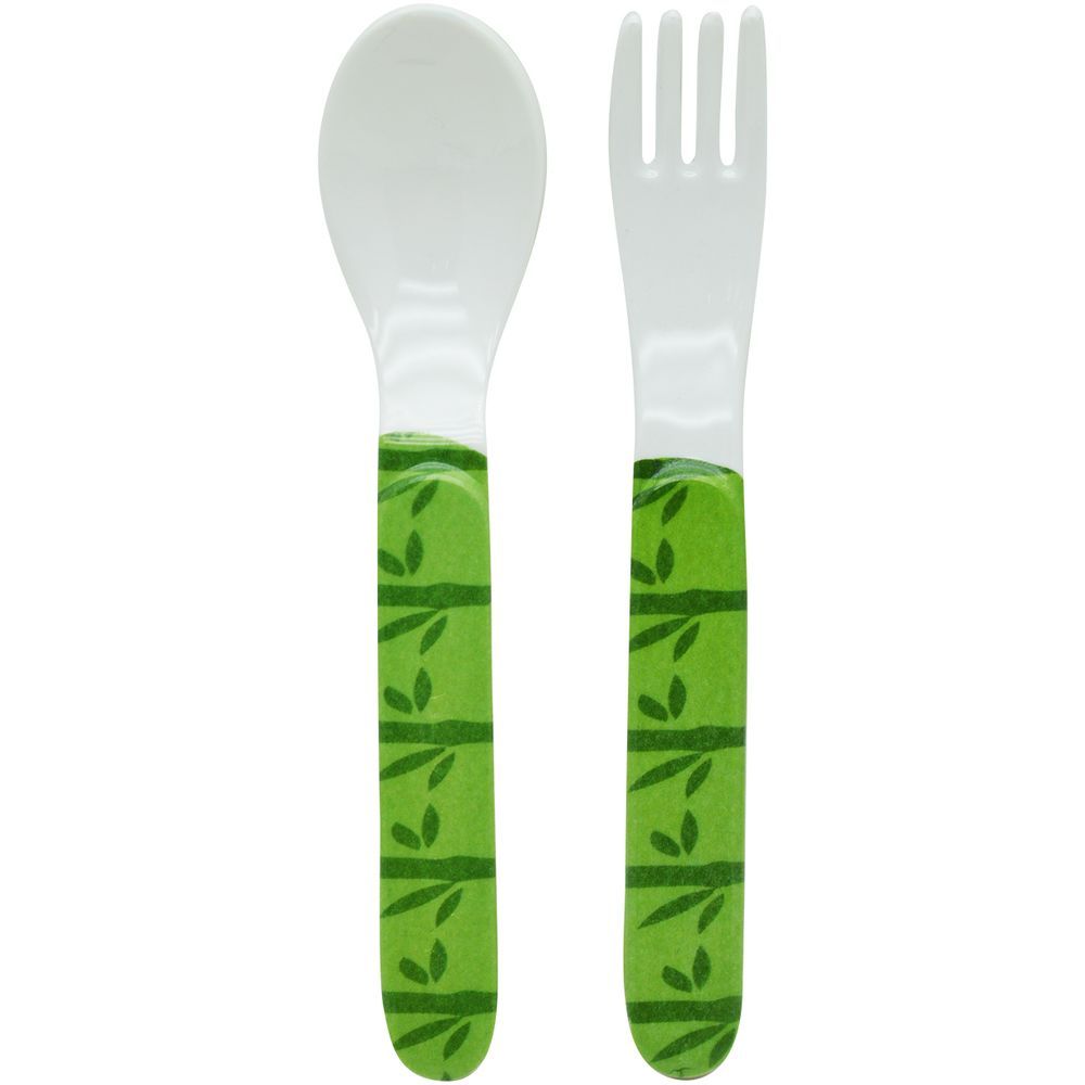 Dinewell - Kids Spoon And Fork Set Spoon - Rabbit - 2 Pcs - 6-Inch