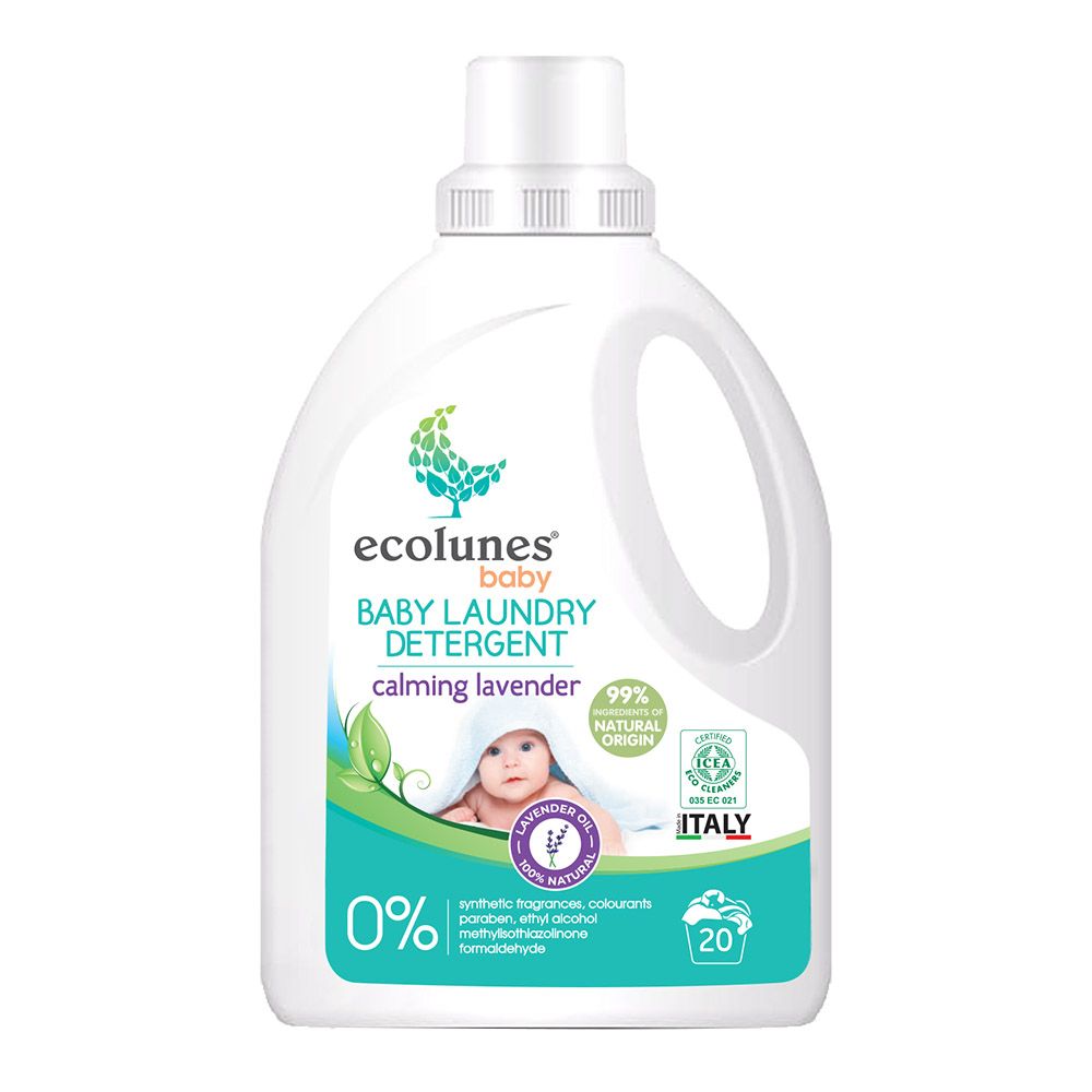 Ecolunes - Baby Laundry Detergent Calming - Lavender - 1000 ml