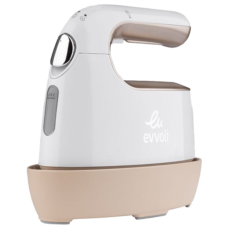 Evvoli - Portable Garment Steamer - White/Gold - 55 ml - 1000 W