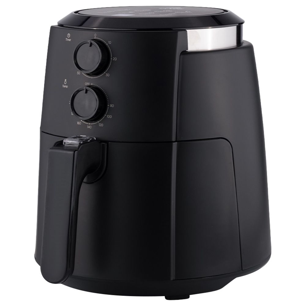 Evvoli - Air Fryer With Zero-Oil Frying - Black - 4 L - 1500 W