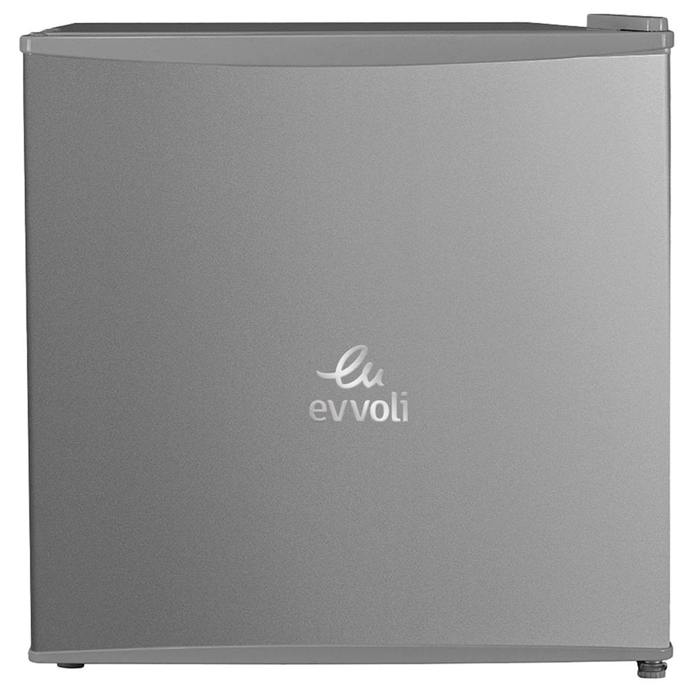 Evvoli - Single Door Mini Refrigerator - Silver - 50 L - 75 W