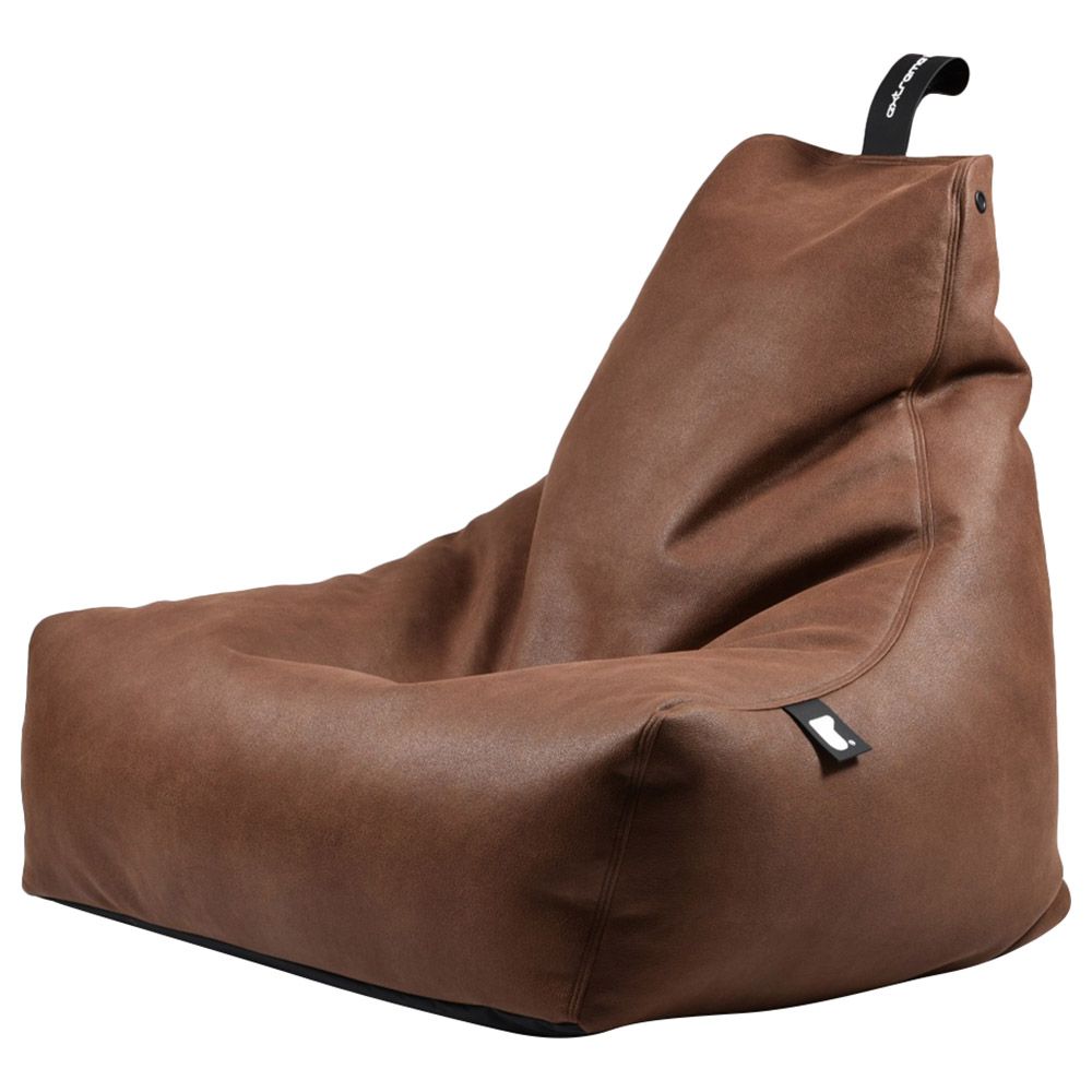 Extreme Lounging - Mighty Leather Bean Bag - Chestnut