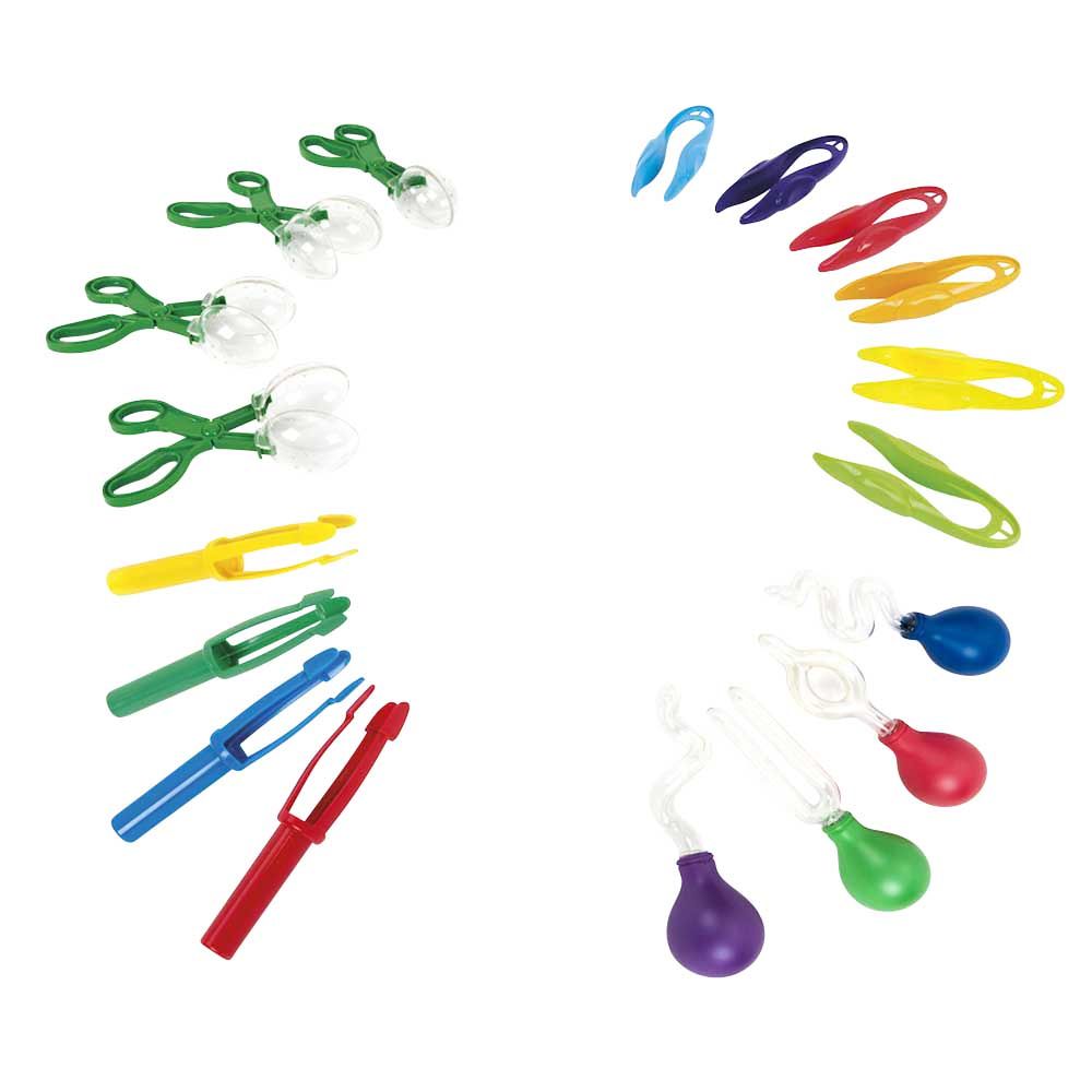 TTS - Squeeze And Tweeze Fine Motor Tool Set - 16pcs