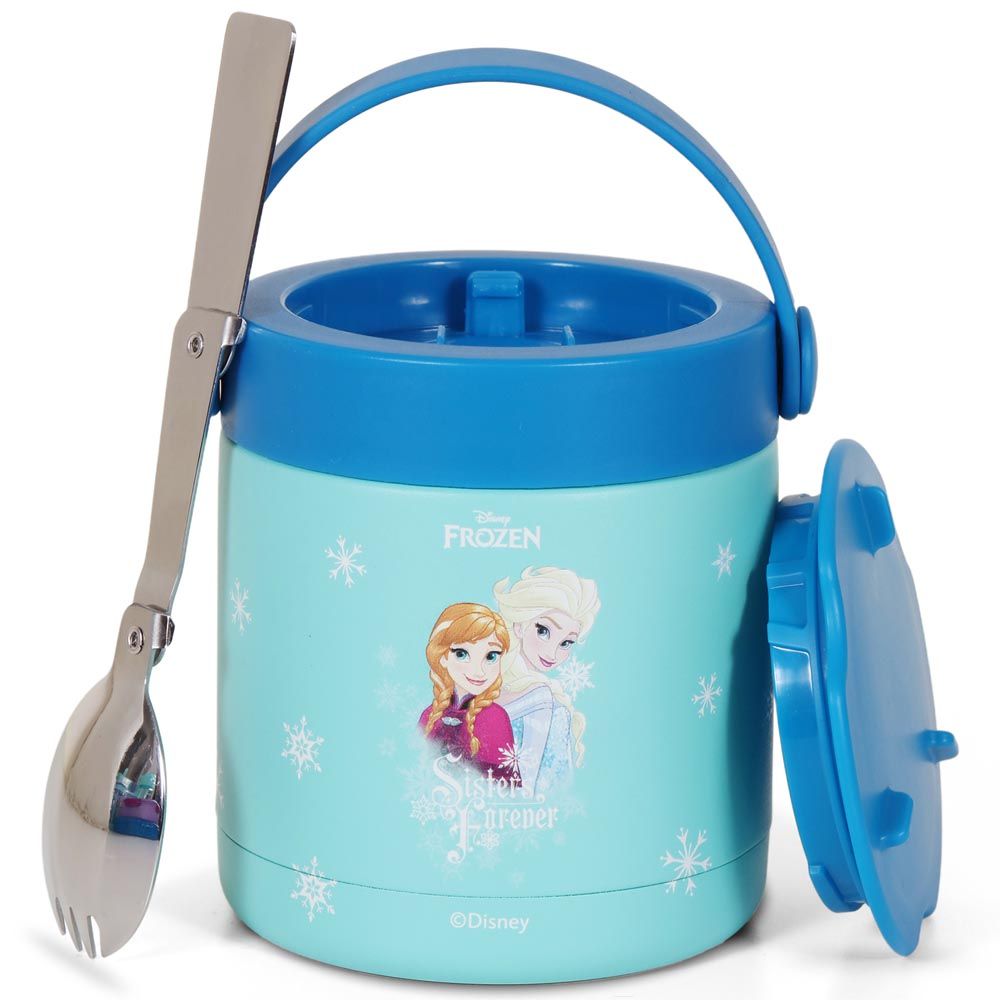 Eazy Kids - Disney Frozen Princess Elsa Insulated Food Jar - Blue - 350ml