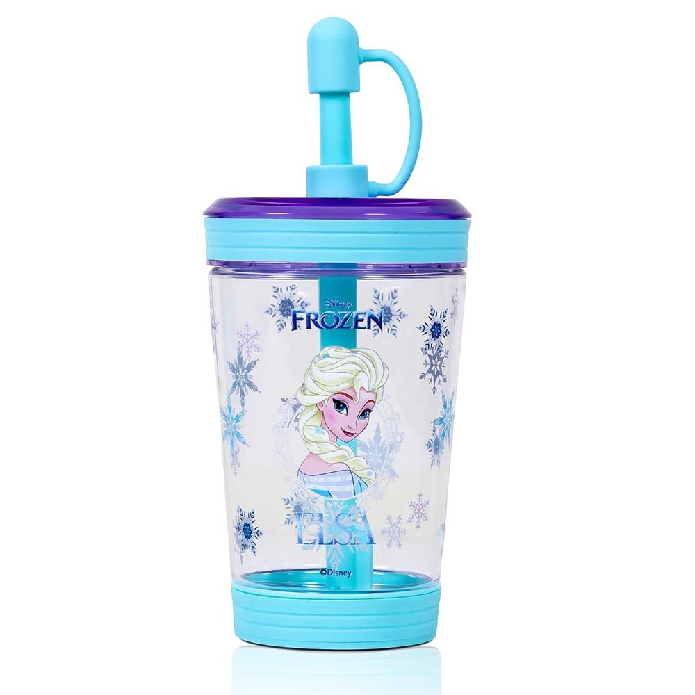 Eazy Kids - Disney Frozen Princess Elsa Water Bottle - Blue - 480ml