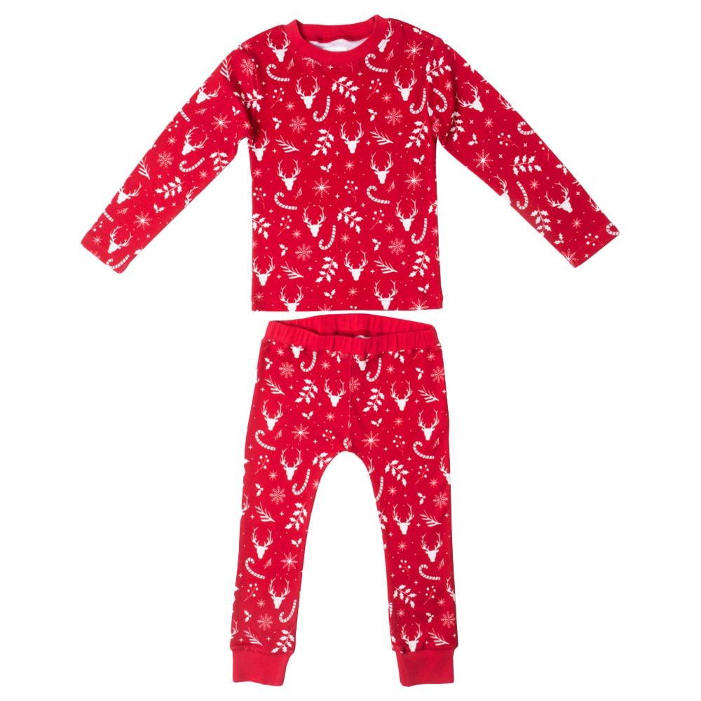 Eleonora Baby Wear - 2pc-Set - Kids Christmas Pjs - Red