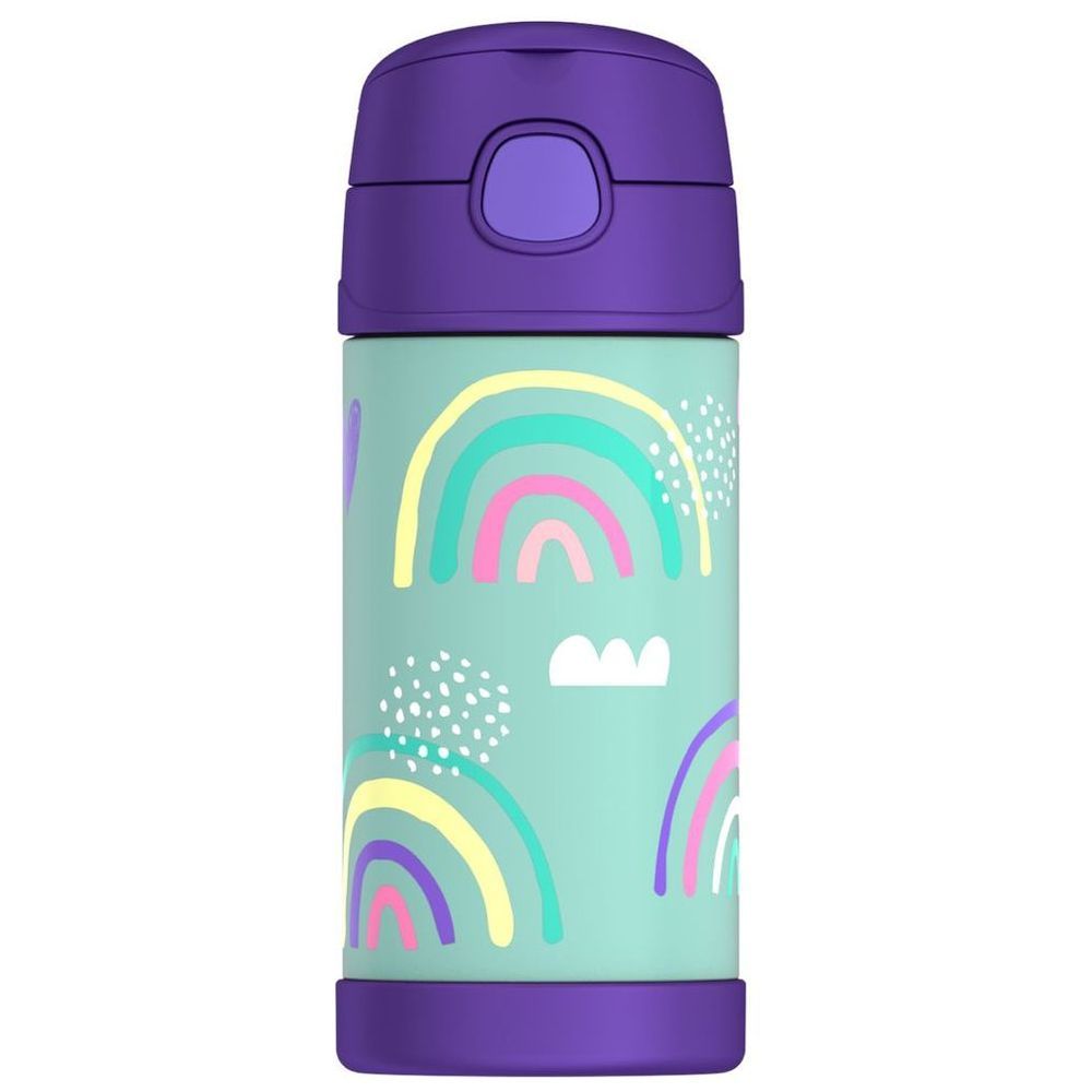 Thermos - Kids Funtainer Stainless Steel Bottle - Rainbows - 355 ml