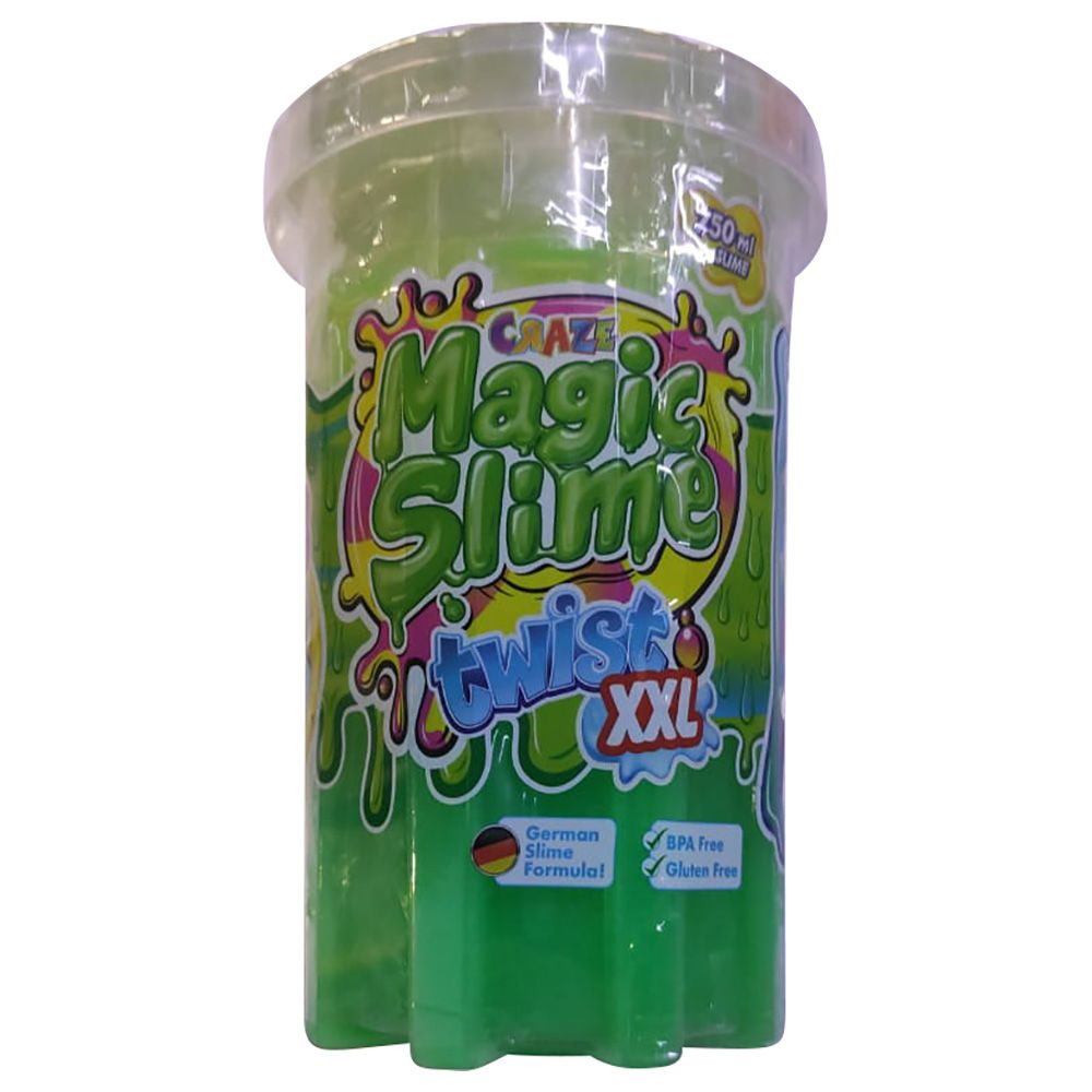 Craze - Twist Magic Slime - Yellow/Green