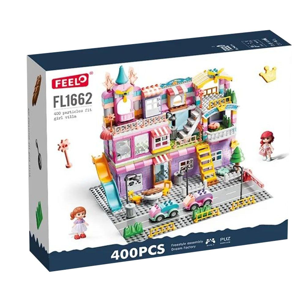 Feelo - Princess Villa Building Blocks Set - 400 Pcs