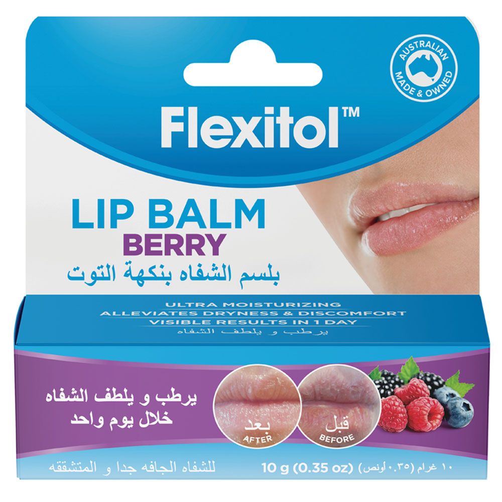 Flexitol - Lip Balm - 10 g - Berry