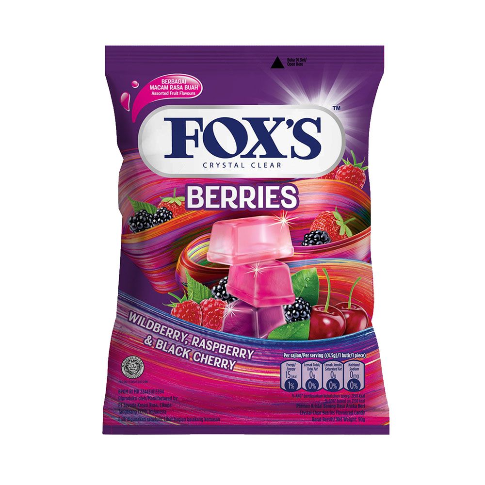 Fox's - Berries Bag Candies - 90 g