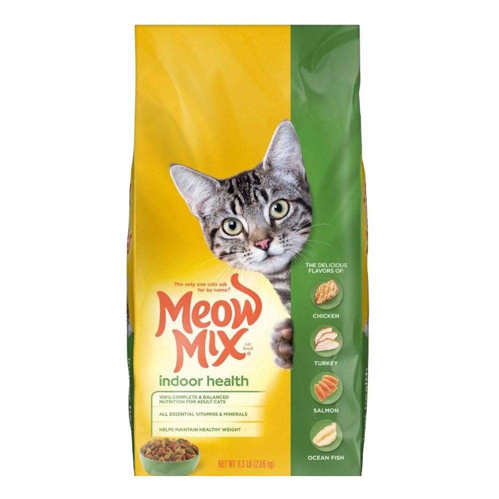 Meow Mix - Indoor Health Bag Cat Food - 2.86 kg