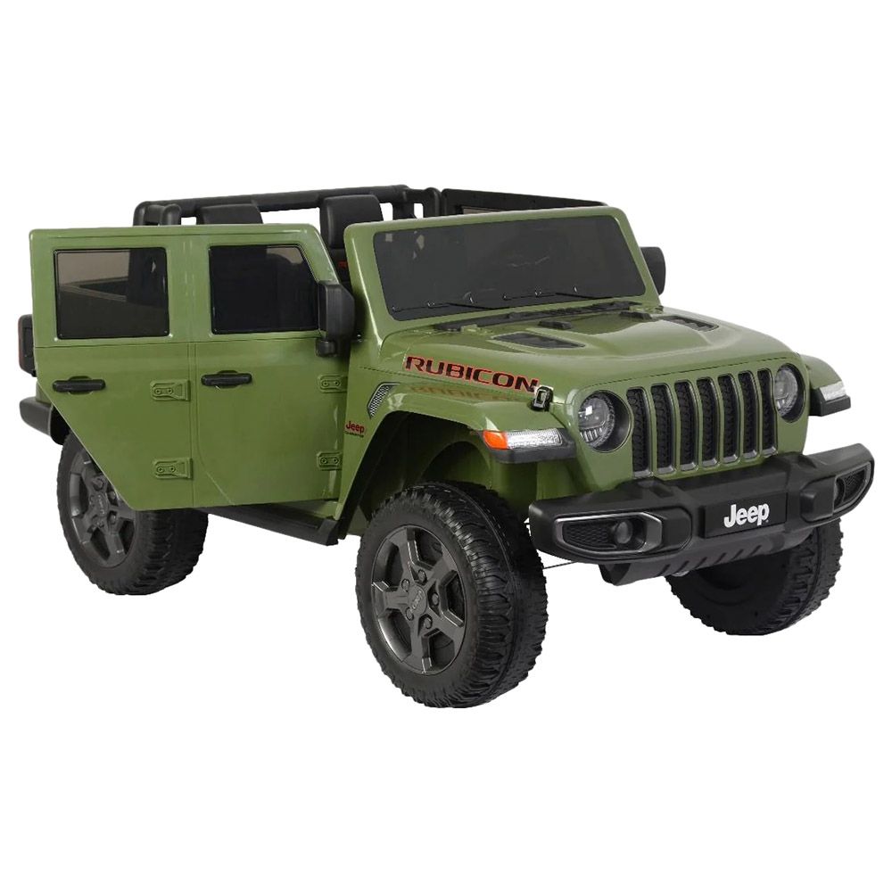 Jeep - Rubicon 2 Seater Kids Electric Car - 12V - Green