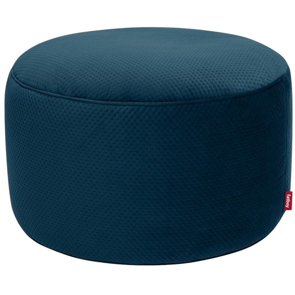 Fatboy - Point Large Royal Velvet Pouf - Deep Sea