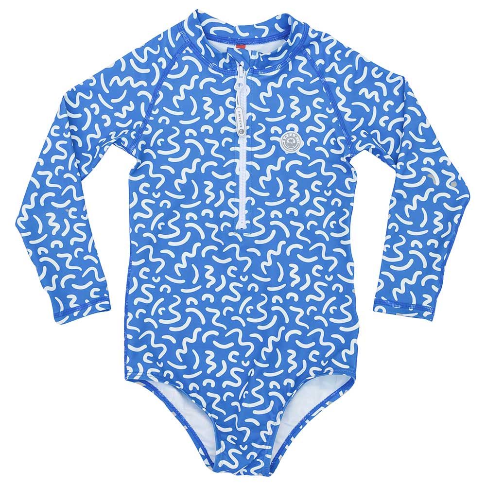 Badawii Beachwear - Girl Swimsuit Ocean Vibes - Azure Blue