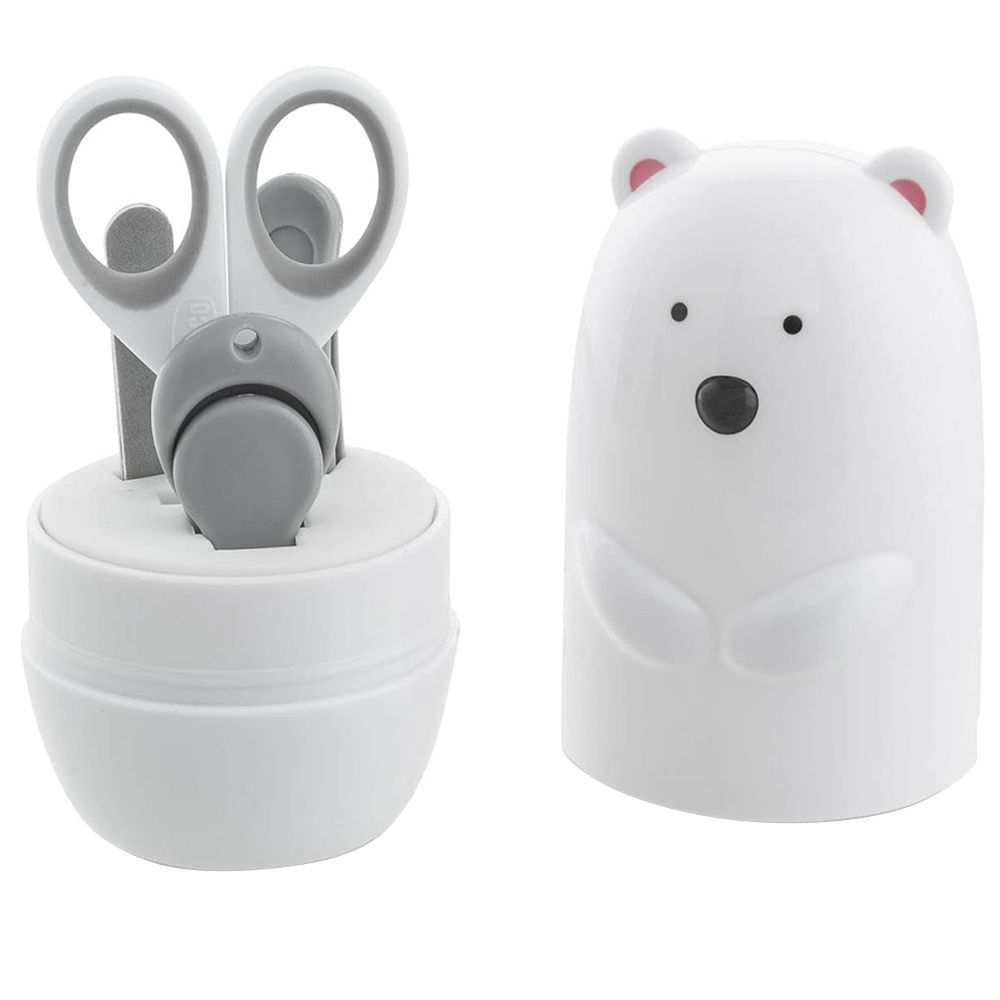 Chicco - Manicure Set 4-in-1 Polar Bear - White