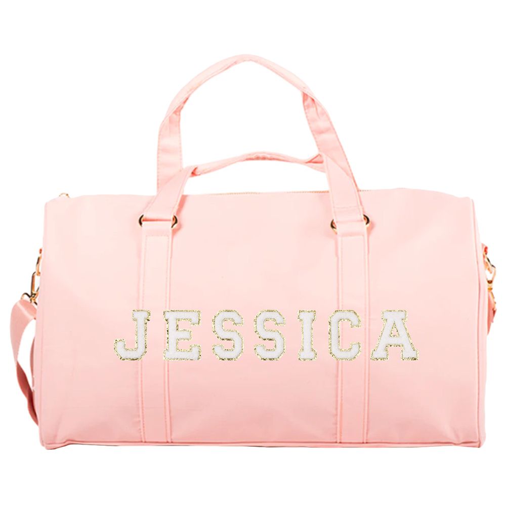 The Happy Tribe - Personalized Gym Bag - Peachy Pink 