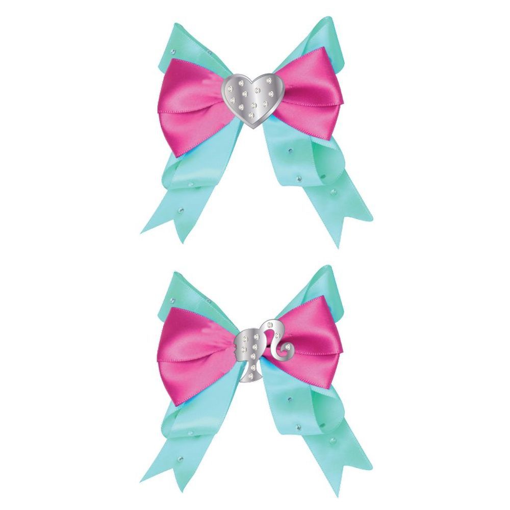 Barbie - Girls Hair Bow Clips - 2pcs