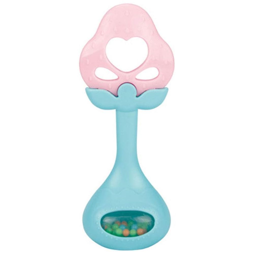 Huanger - Baby Fruit Teether w/ Rattle - Strawberry