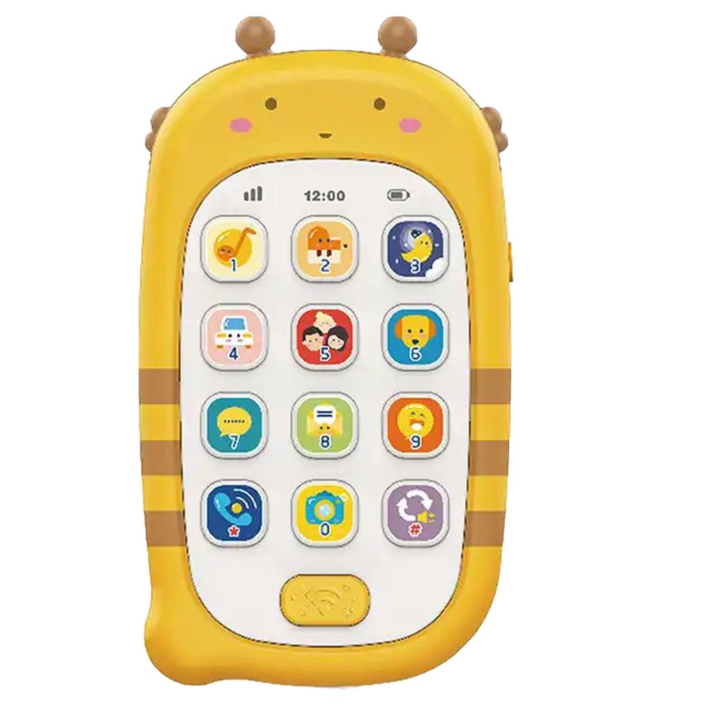 Huanger - Kid's Musical Fun Animal Mobile Phone - Bee - Yellow