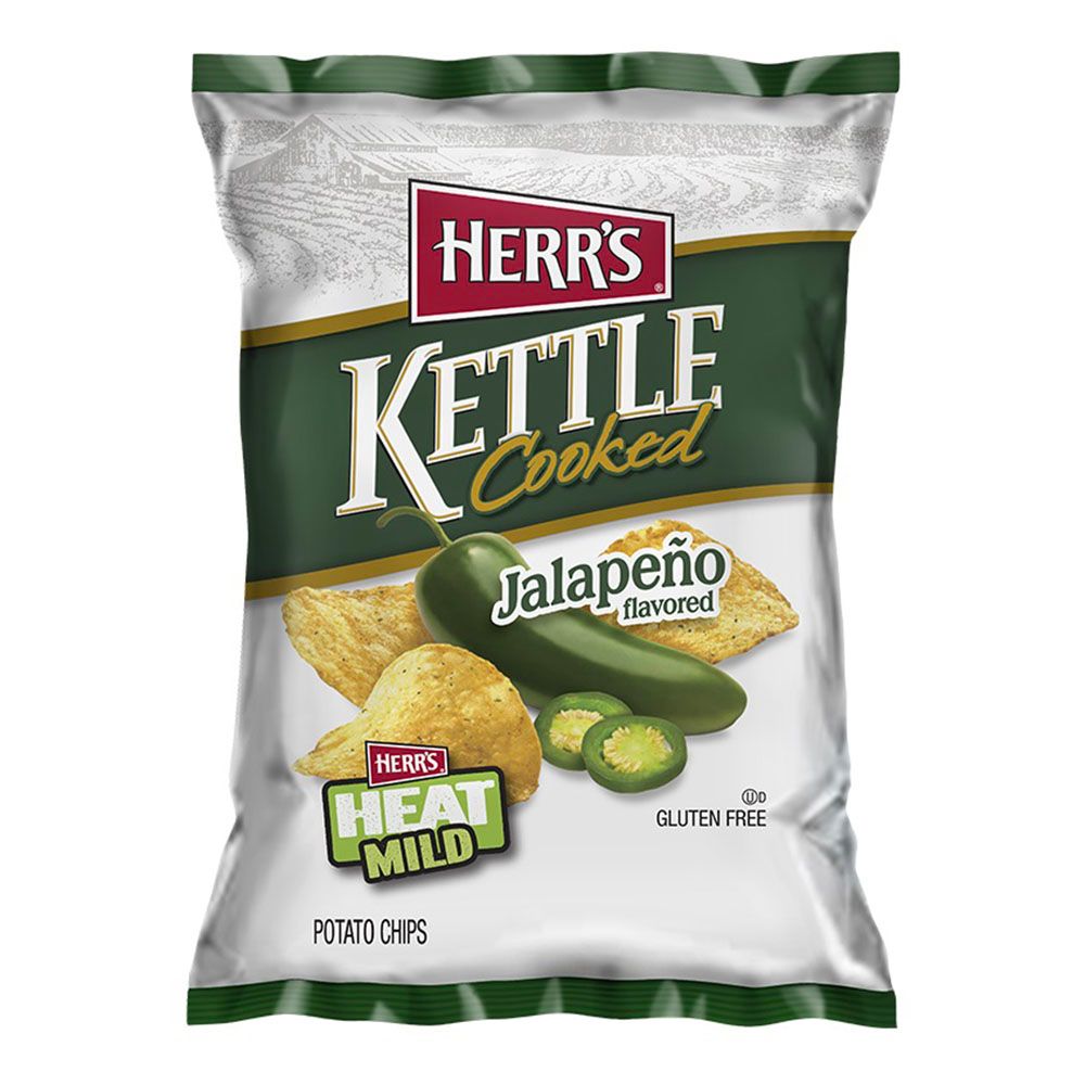 Herr's - Jalapeno Kettle Cooked Potato Chips - 142g