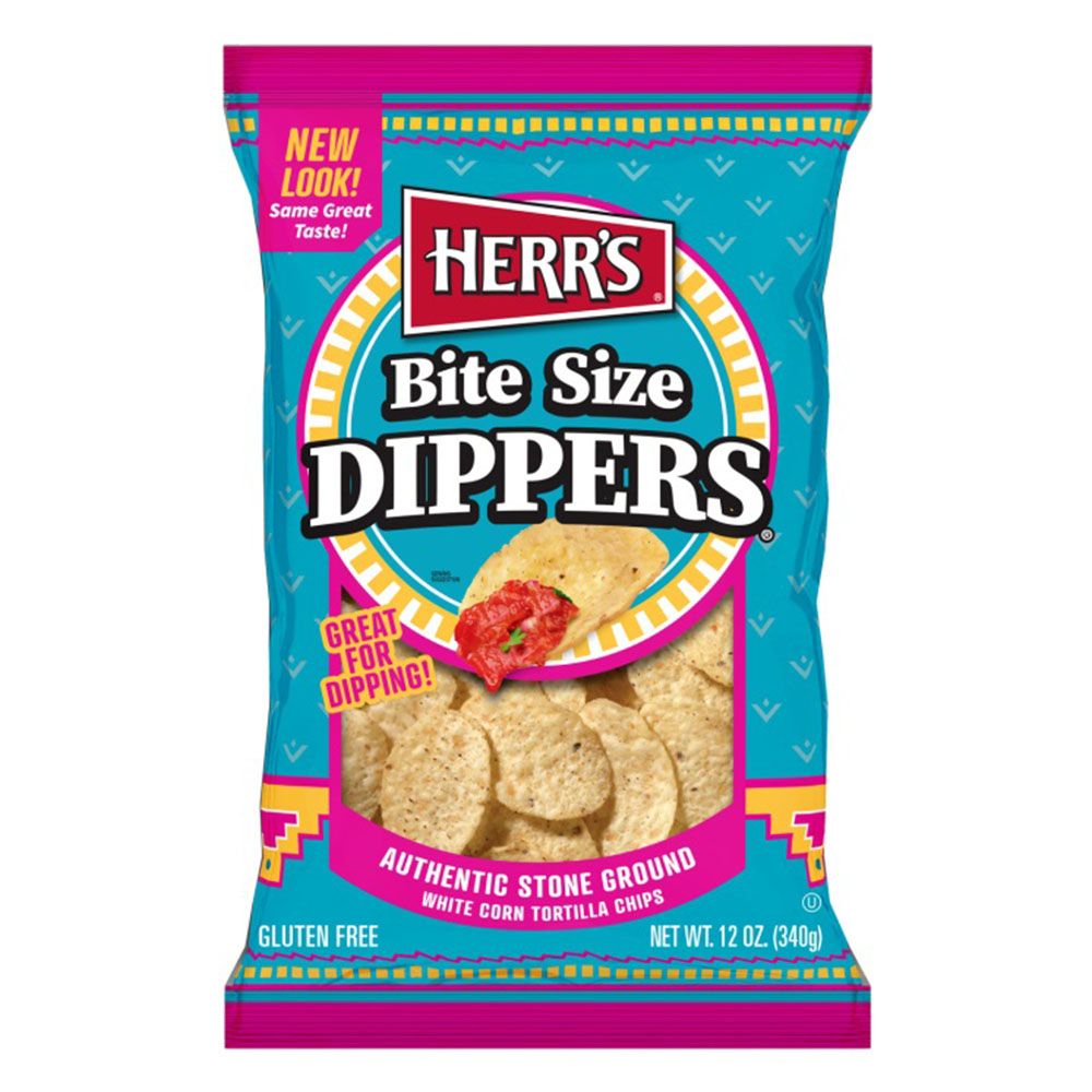 Herr's - Bite Size Dippers Tortilla Chips - 340g