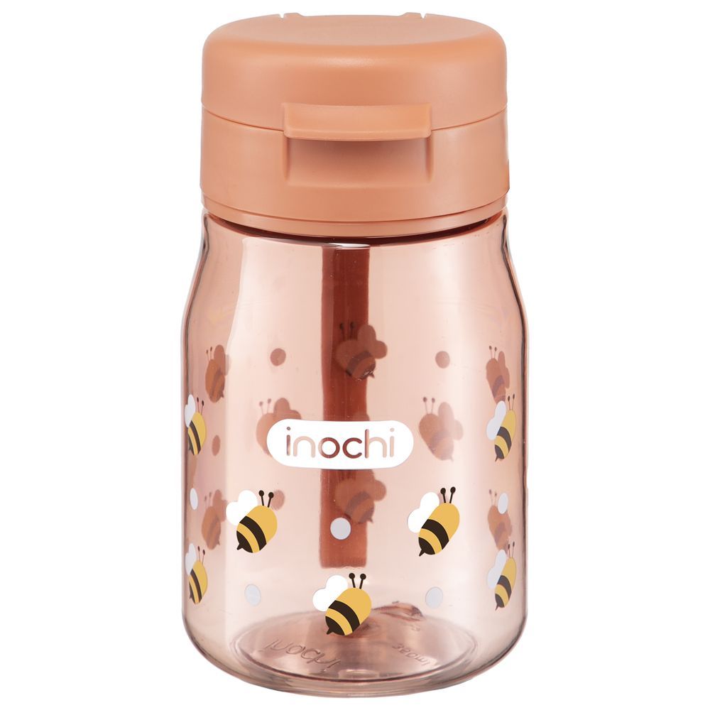 Inochi - Kita Fami Water Bottle For Kids 350ml - Milky Orange