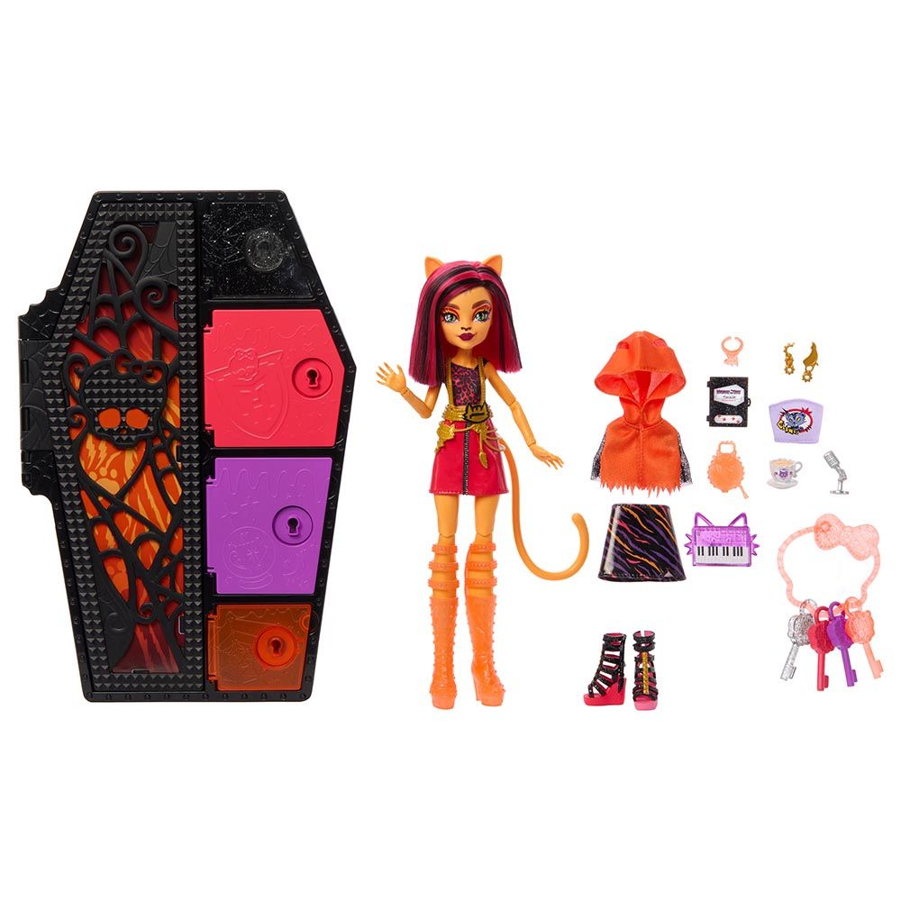 Monster High - Neon Frights Series Doll And Fashion Set - Toralei