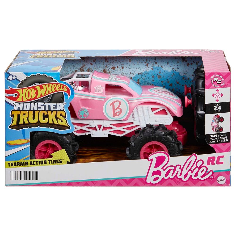 Hot Wheels - 1/24 Remote Control Monster Barbie Truck