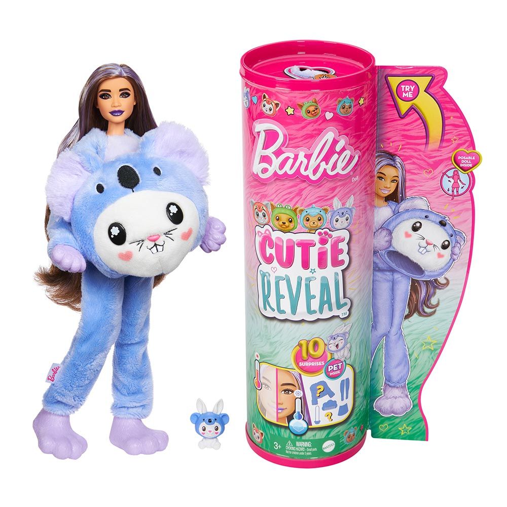 Barbie - ️ Cutie Reveal Costume Cuties Series - Bunny In Koala