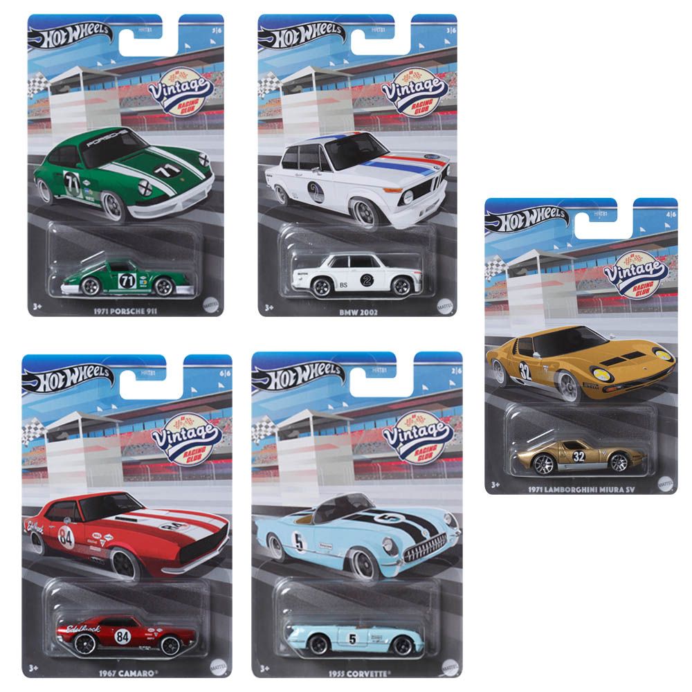 Hot Wheels - Themed Vintage Car - 1pc - Style May Vary