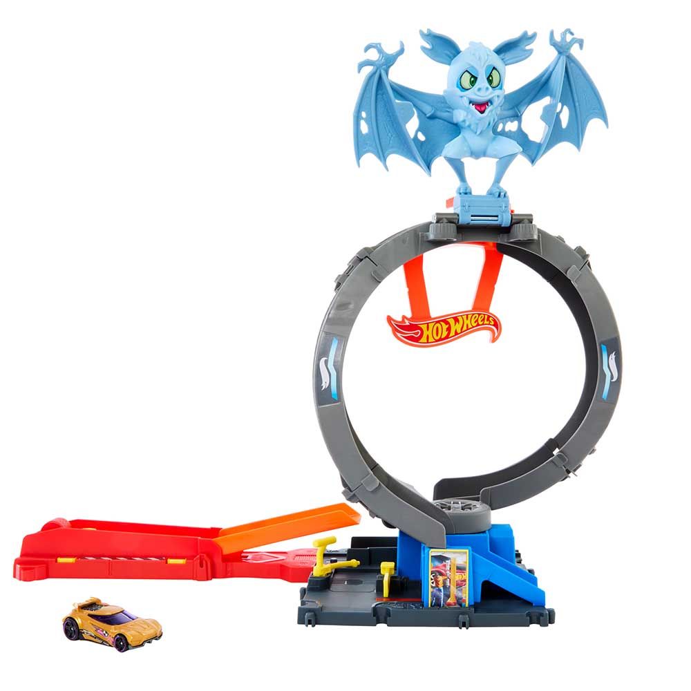 Hot Wheels - City Nemesis Bat Vs Tire Shop​ Playset