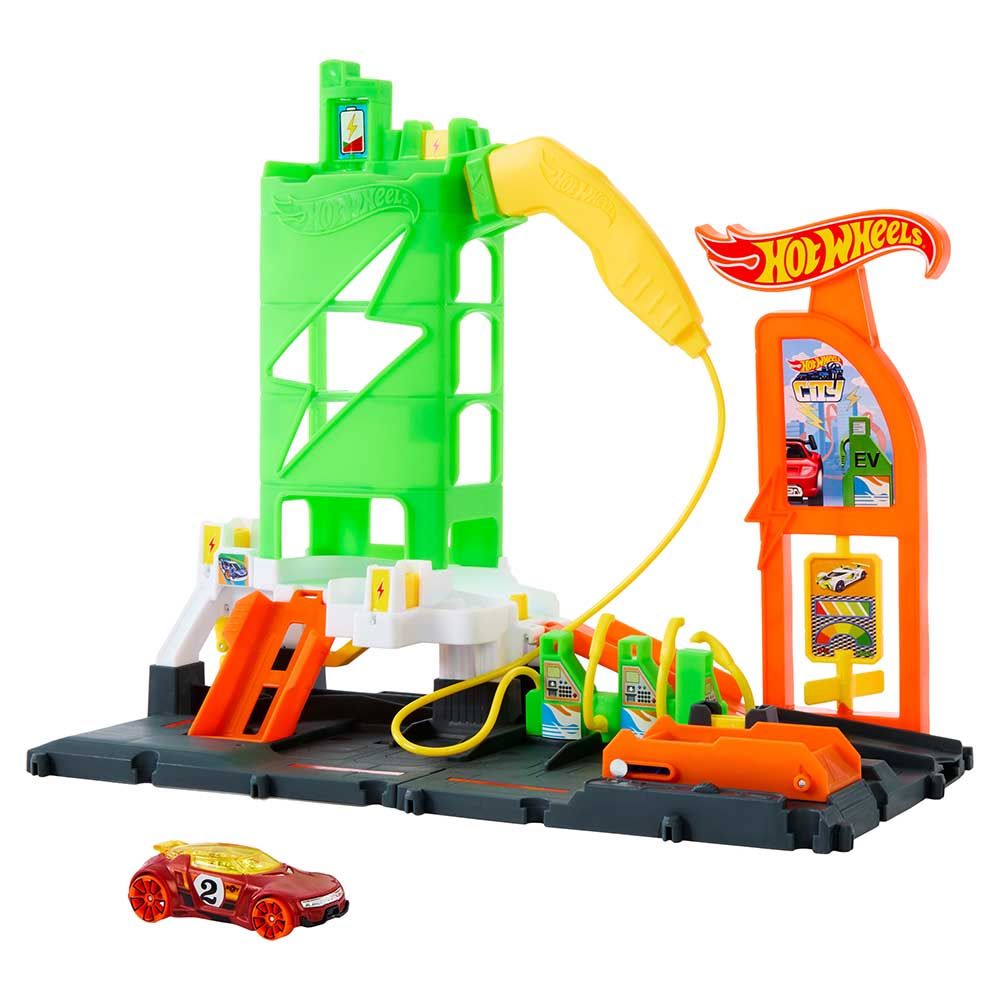 Hot Wheels - City Super Fuel Station Playset