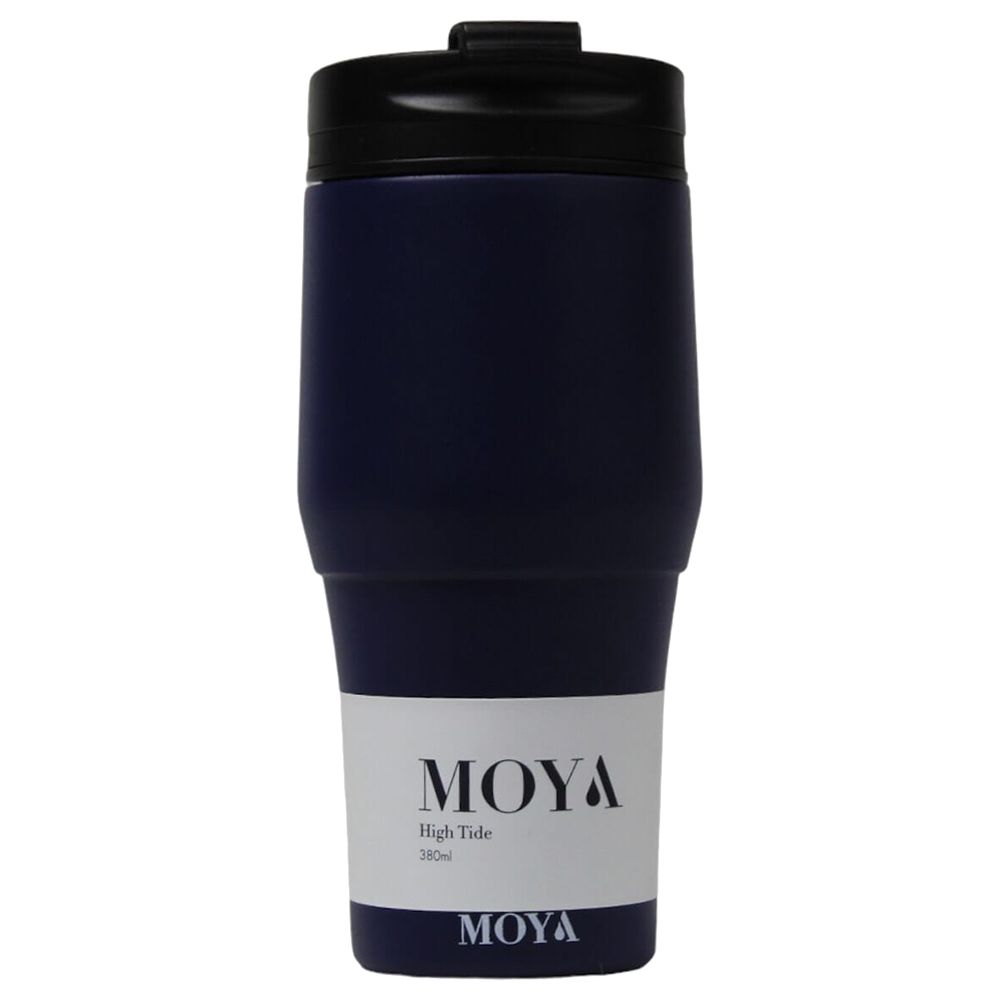 Moya - High Tide Travel Coffee Mug - 380ml - Black/Navy