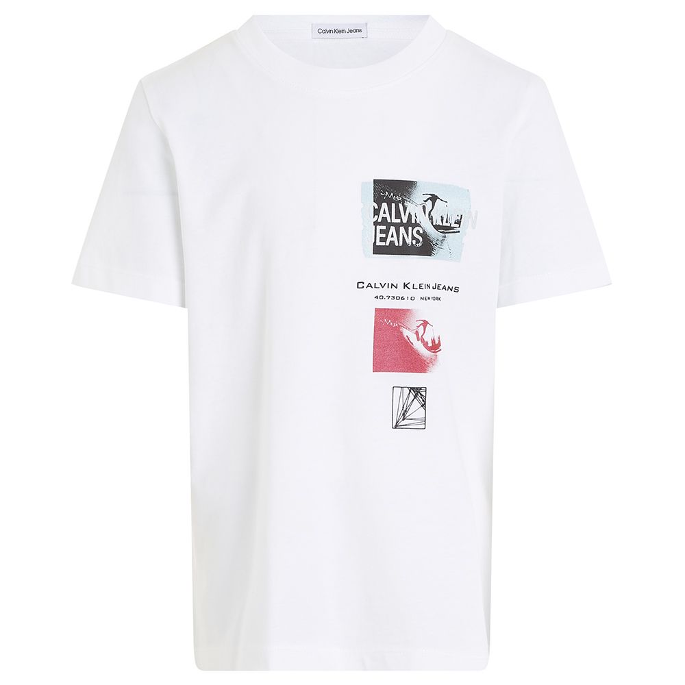 Calvin Klein - Jersey Photograph Short Sleeve T-Shirt - White