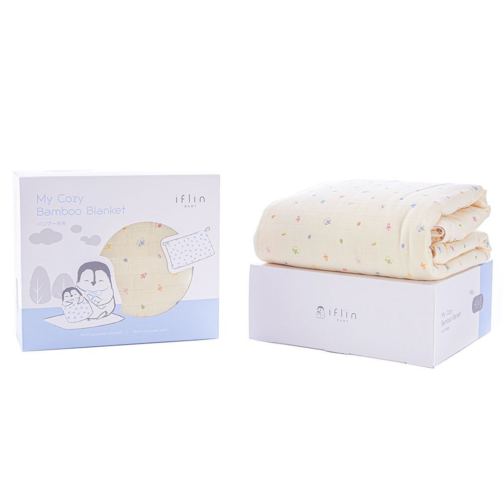 Iflin Baby - My Cozy Bamboo Blanket - Playful Space