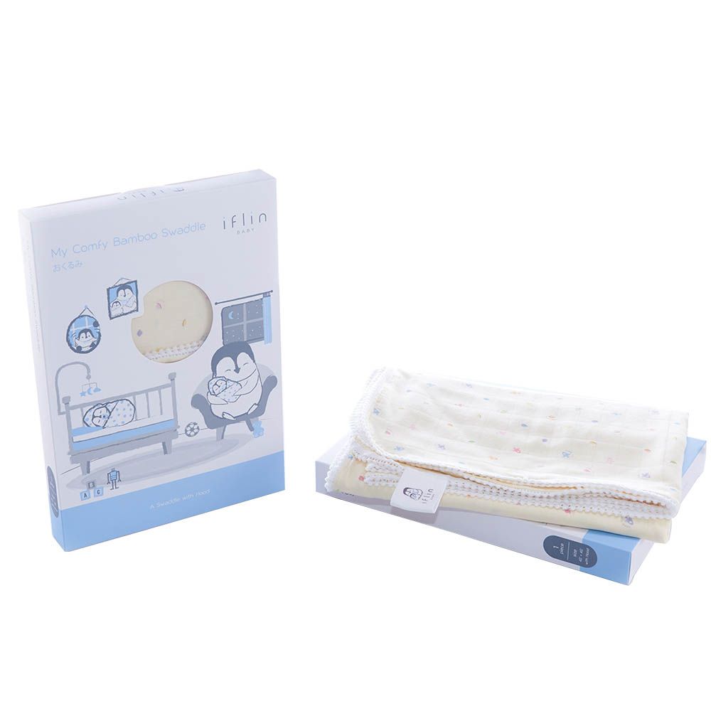 Iflin Baby - My Comfy Bamboo Swaddle - Playful Space