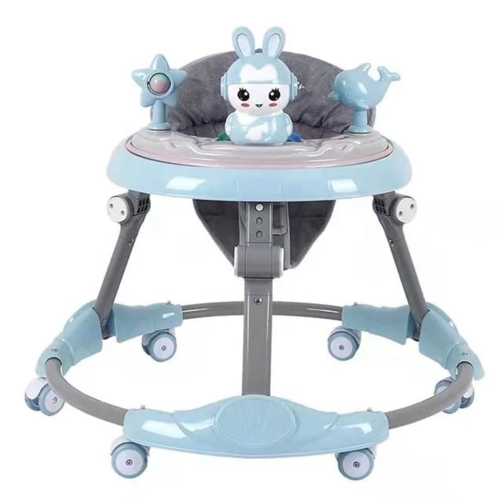 Pikkaboo - Rforrabbit Roll & Learn Baby Walker - Blue