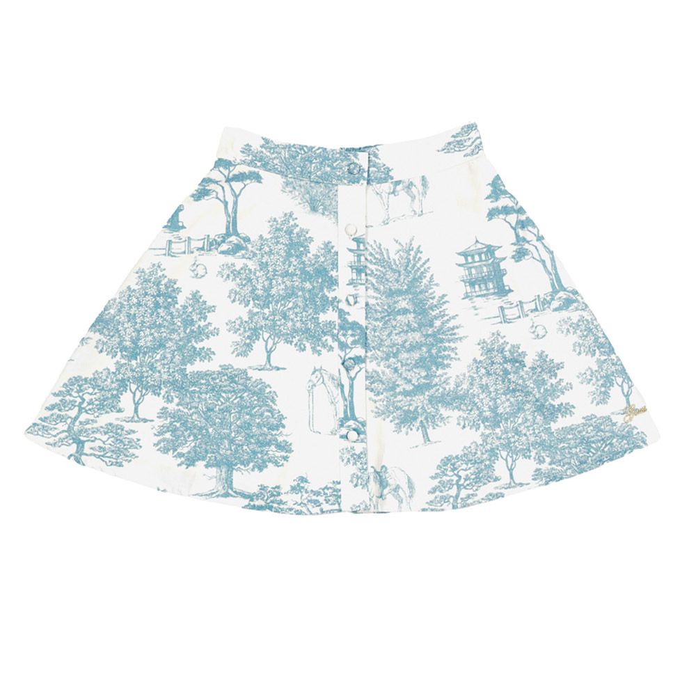 Guess - Girl's Printed Skirt - Running Horses