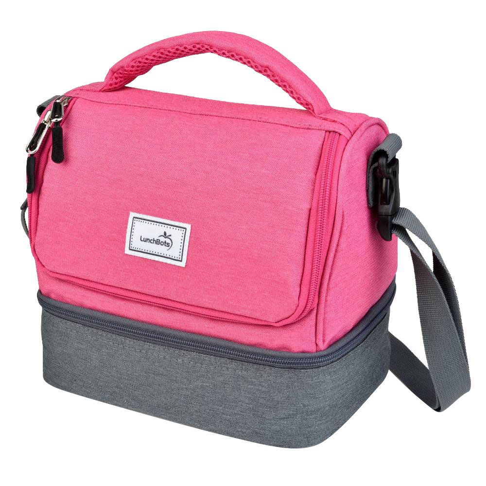 Lunchbots - Duplex Insulated Lunch Bag - Pink