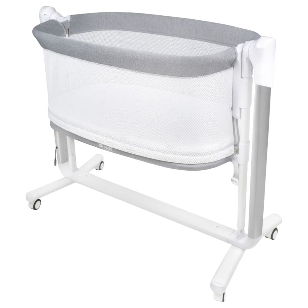 Jikel - Pony 2-in-1 Co-Sleeper Crib And Swing - Grey