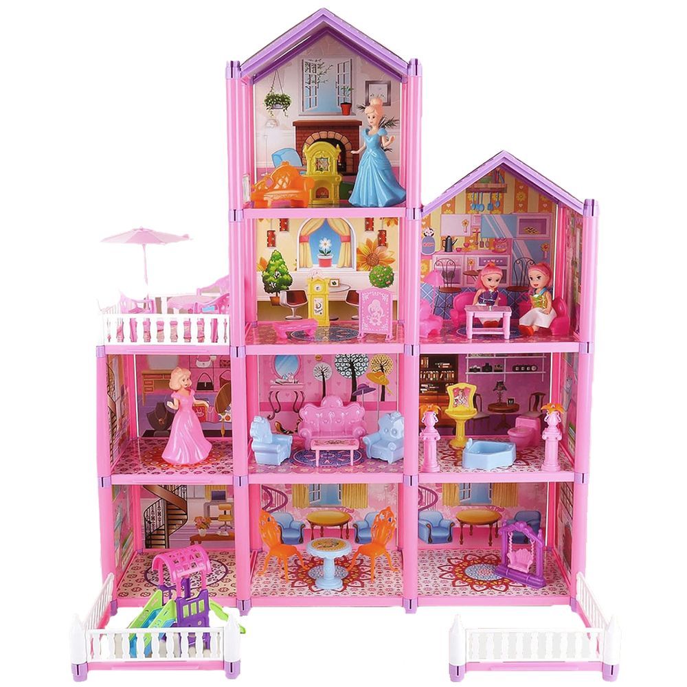 Little Learners - Magic Villa Dollhouse - 194 Pcs