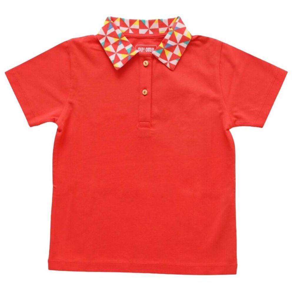 Ola Otter - Polo T-Shirt - Pinwheel Parade