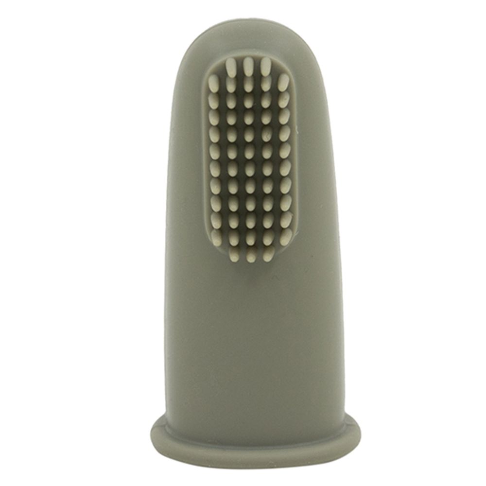 A'ish Home - Silicone Finger Toothbrush - Senior Grey