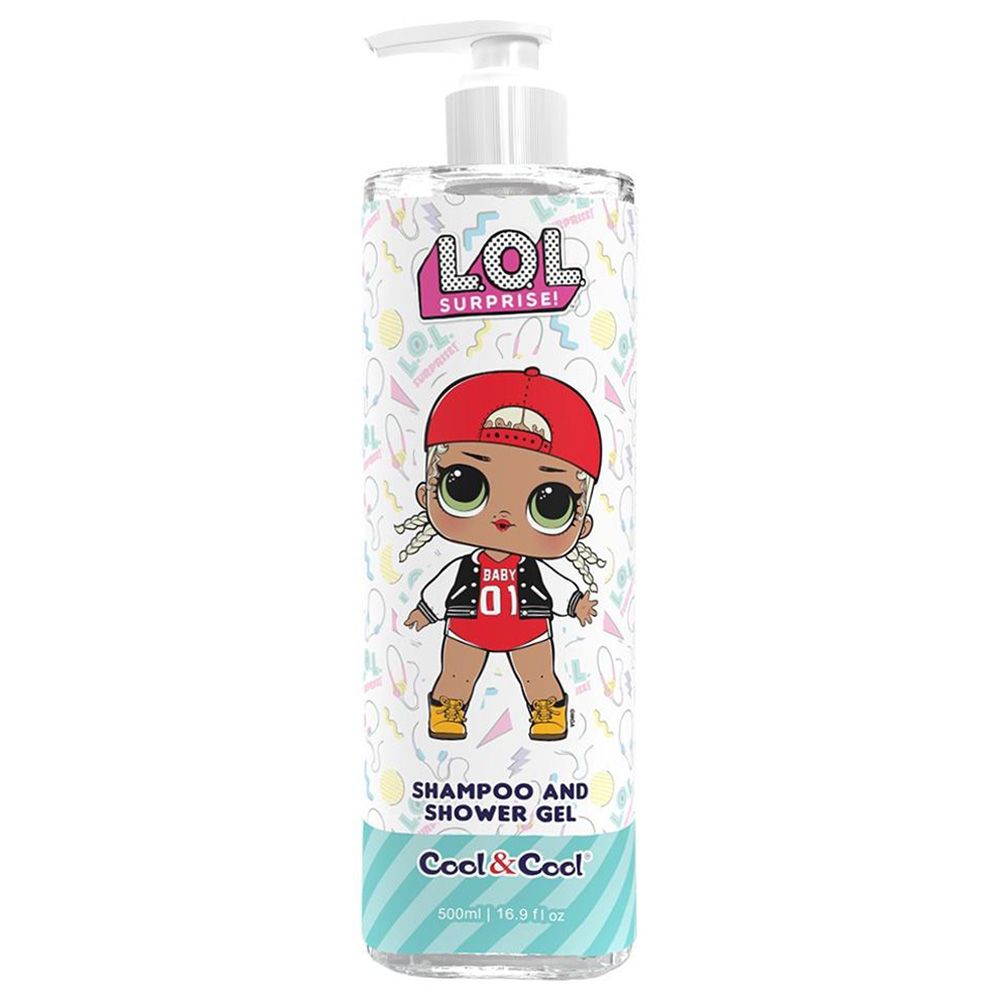 Cool & Cool - LOL Surprise MC Swag Kids Shampoo And Shower Gel - 500ml