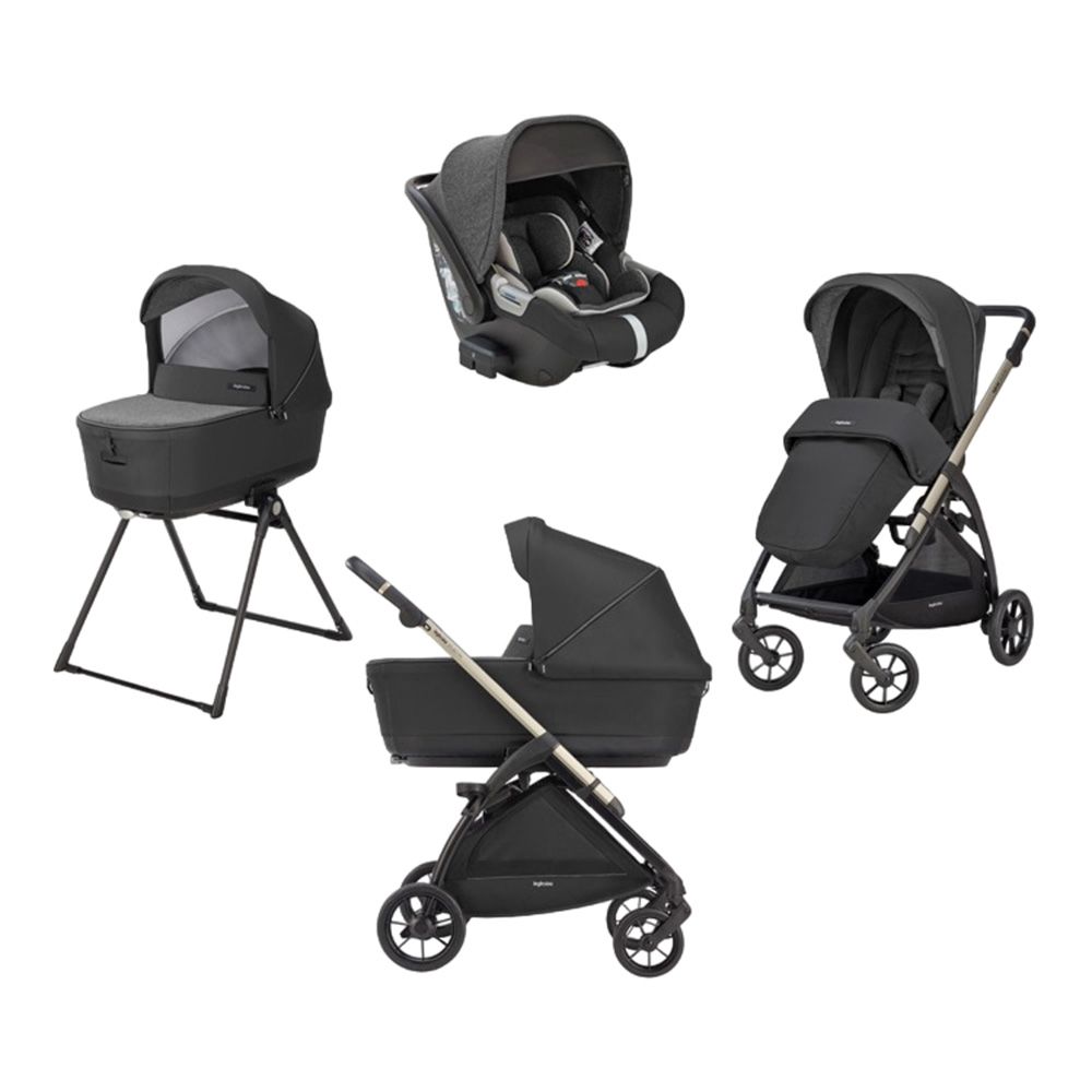 Inglesina - 4-in-1 Full Set Electa Travel System - Upper Black