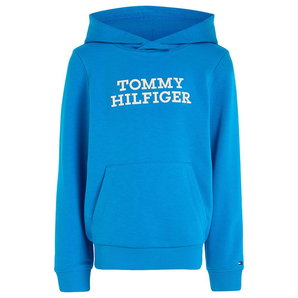 Tommy Hilfiger - TH Logo Hoodie - Blue